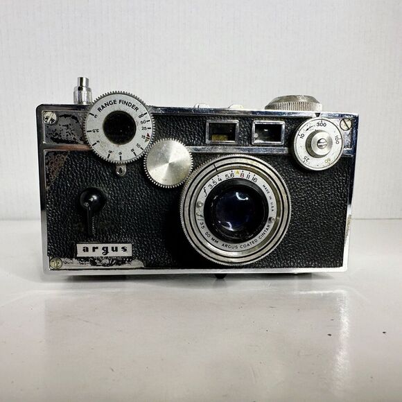 Other - ARGUS C CAMERA~ " THE BRICK "#5289C +Two C2 & Two C3s Parts Or Display..FIVE 4-1